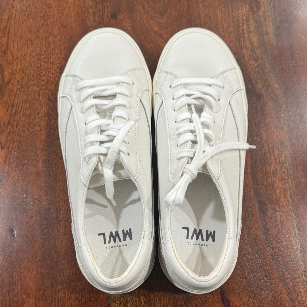 Madewell Women's Low Top Sidewalk Sneakers - Picture 12 of 13